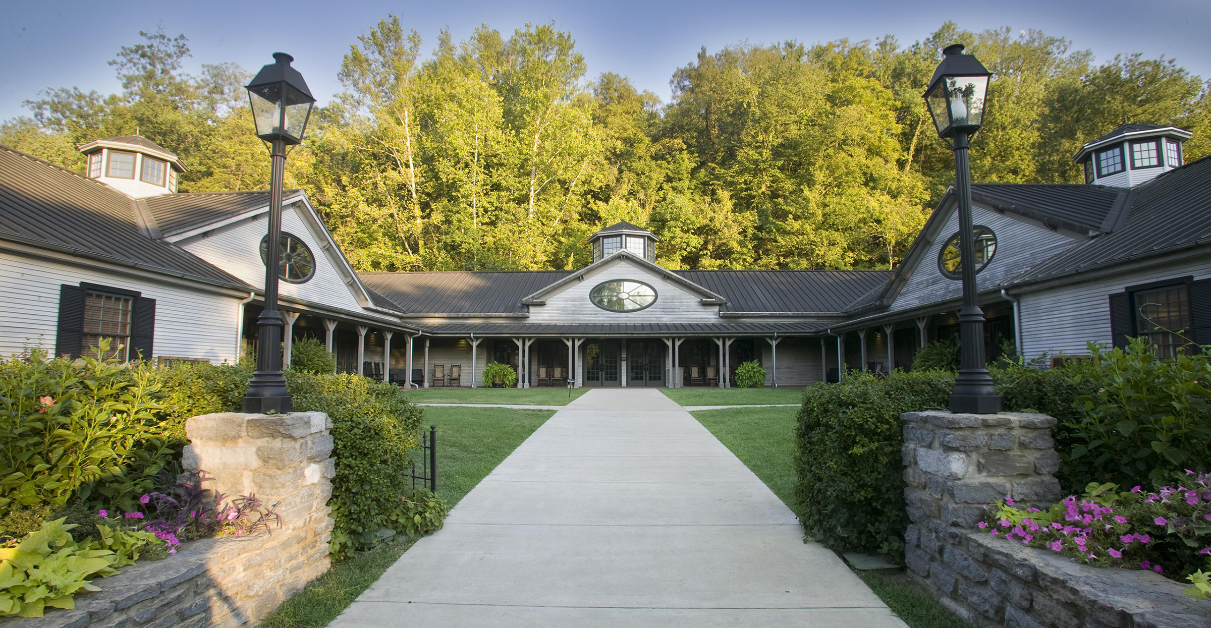 exterior of the Jack Daniels museum.