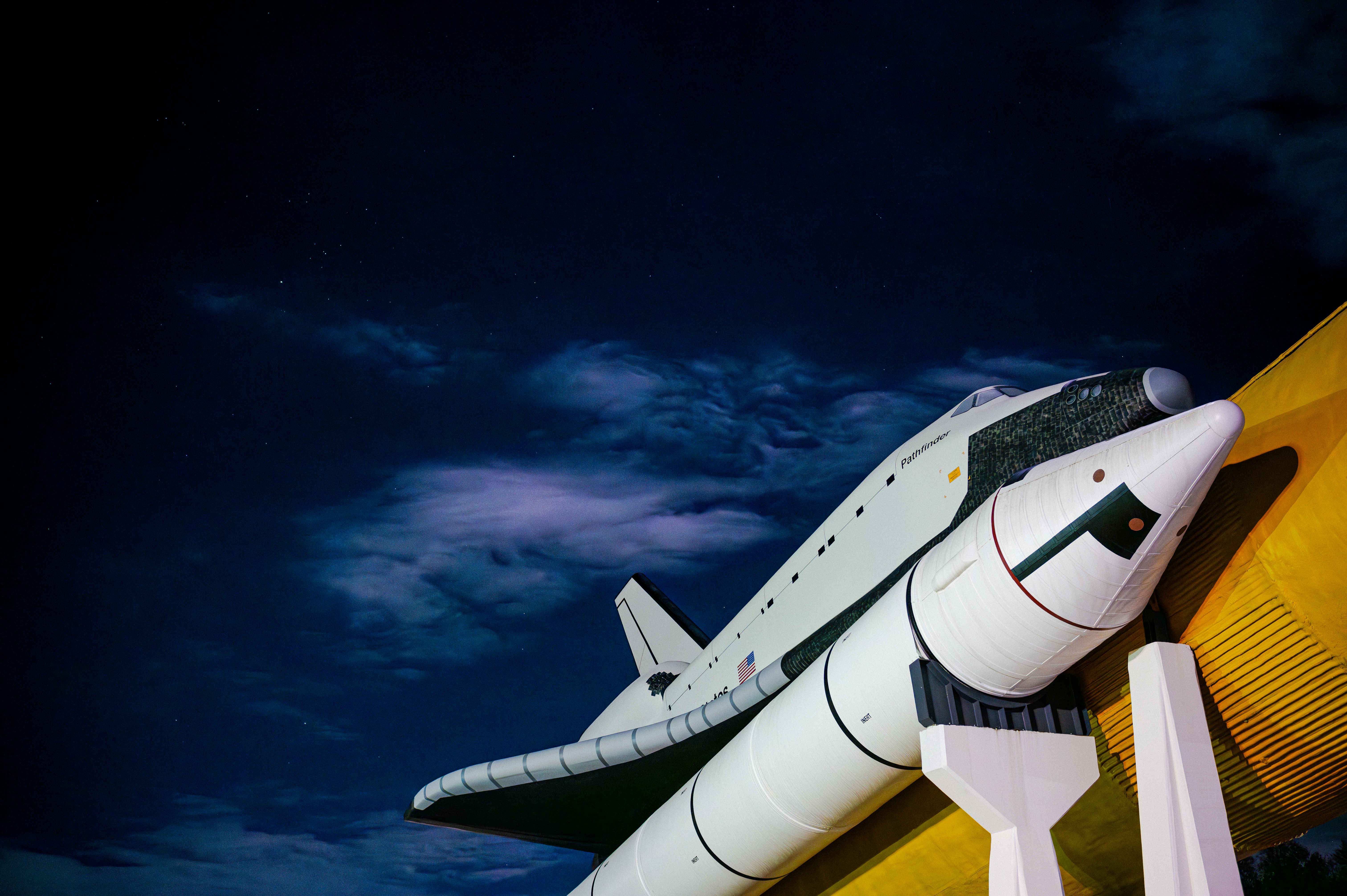 Beautiful picture of Pathfinder at night.