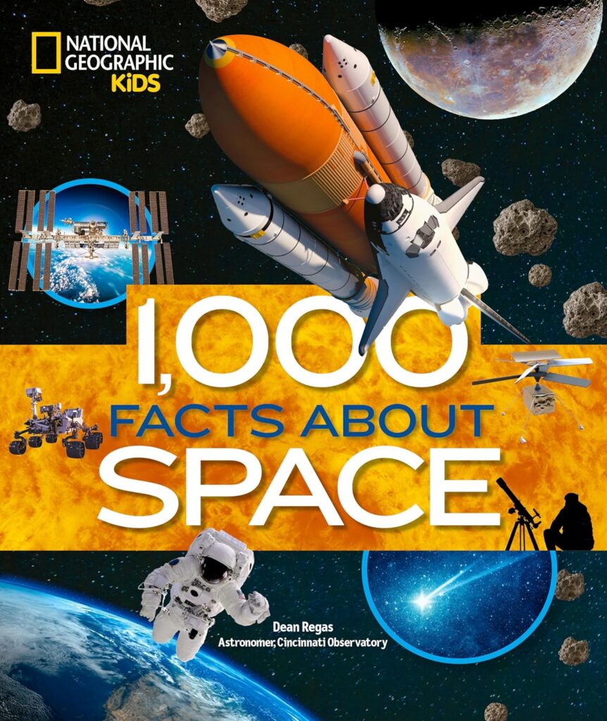 1,000 Facts about space is a book recommended by our Education department