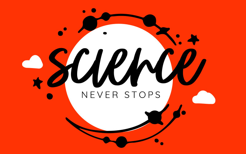 Science Never Stops logo