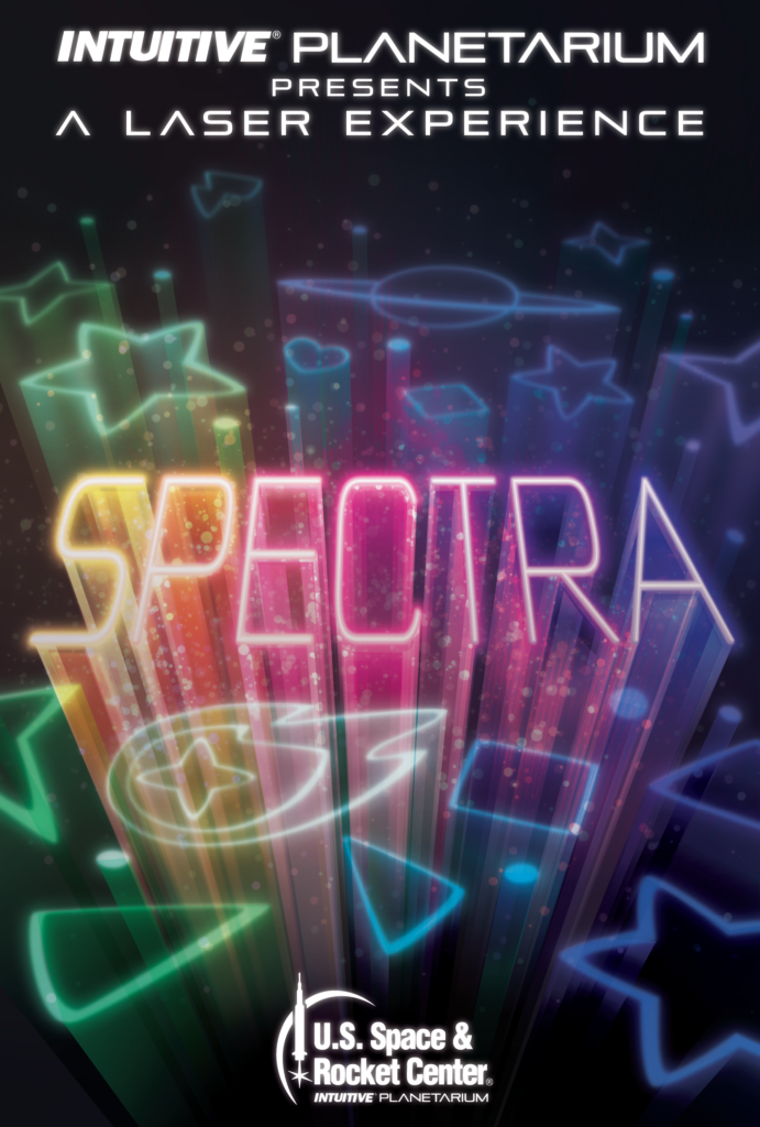 Spectra is our new laser show that is offered in the Planetarium