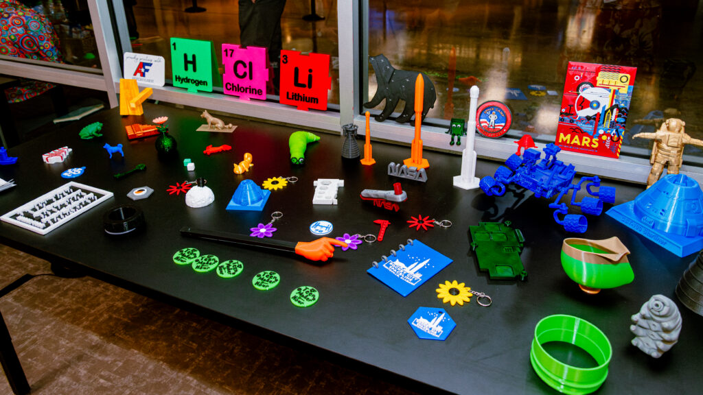 Teenagers can enjoy their time in SpaceWorks and enjoy 3D printing.