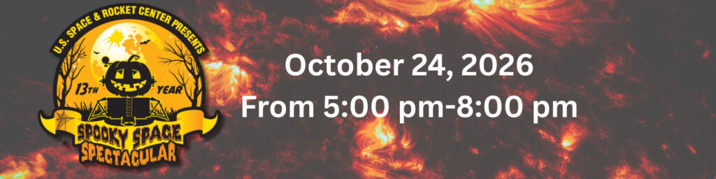 Spooky Space Spectacular is coming up!